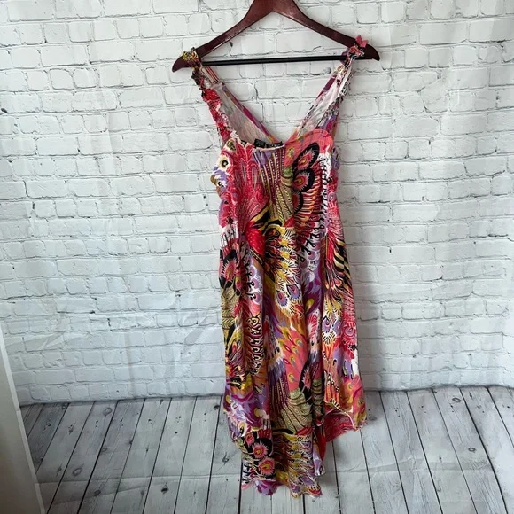 etc. Multicolor long floral dress size S - Picture 7 of 11